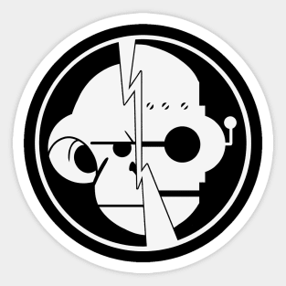 Tales of Monkeys Fighting Robots Icon Sticker